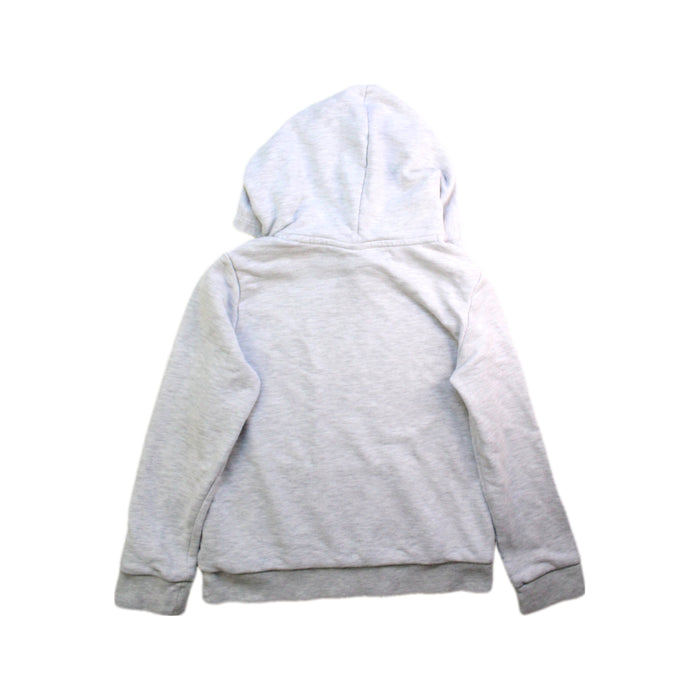 A Grey Hooded Sweatshirts from Puma in size 7Y for girl. (Back View)