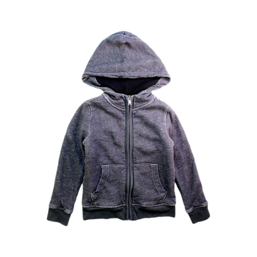 A Grey Hooded Sweatshirts from Crewcuts in size 4T for boy. (Front View)