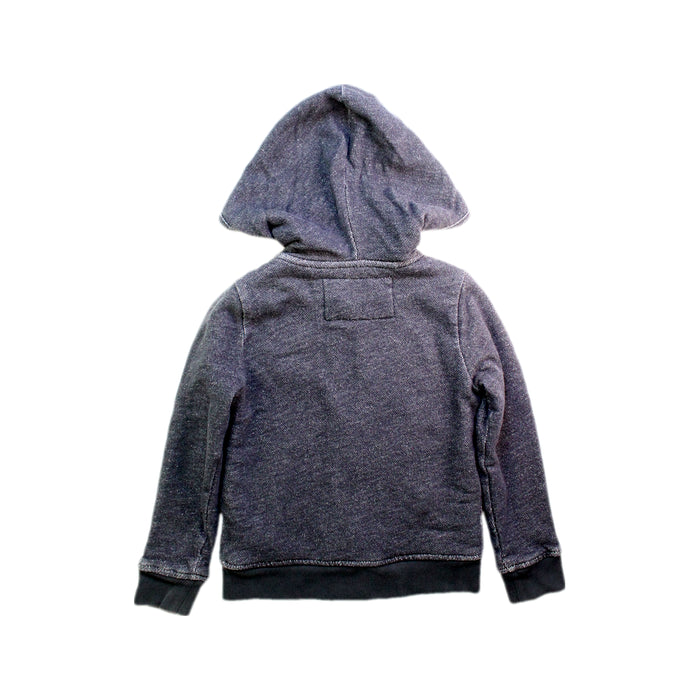 A Grey Hooded Sweatshirts from Crewcuts in size 4T for boy. (Back View)