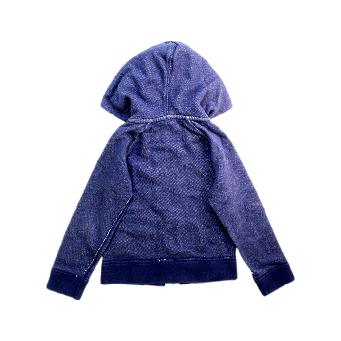 A Blue Hooded Sweatshirts from Crewcuts in size 3T for boy. (Back View)