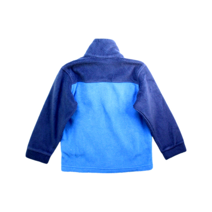 A Blue Lightweight Jackets from Columbia in size 4T for boy. (Back View)