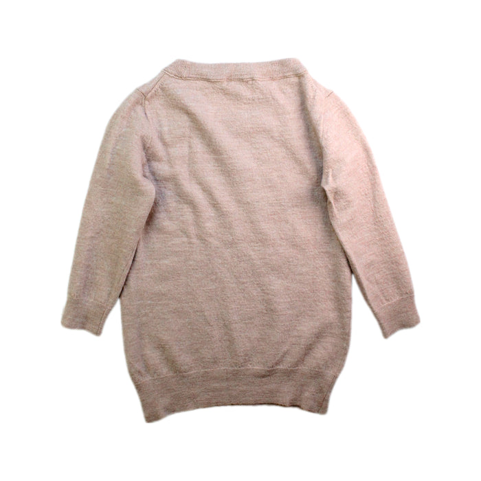 A Peach Sweater Dresses from J.Crew in size 2T for girl. (Back View)