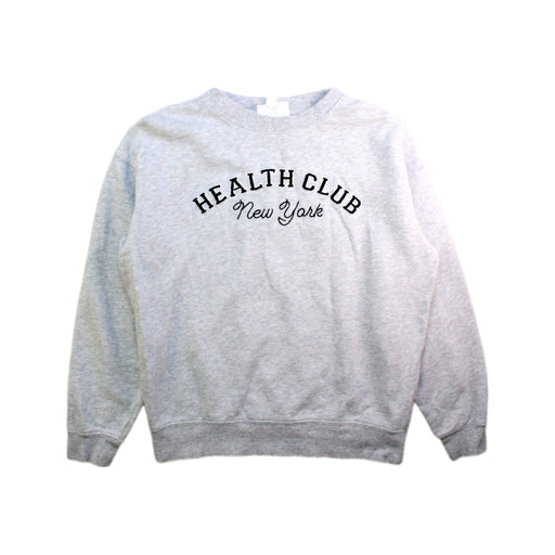 A Grey Crewneck Sweatshirts from Seed in size 10Y for boy. (Front View)