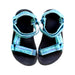 A Black Sandals from Teva in size 5T for neutral. (Back View)