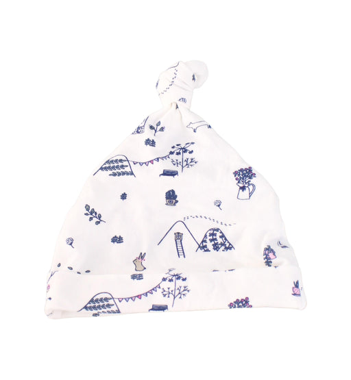 A White Beanies from Milky in size O/S for boy. (Front View)