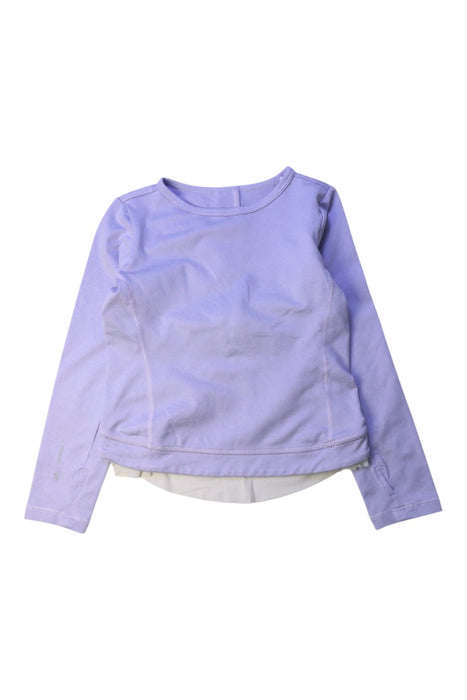 A Purple Long Sleeve Tops from Moody Tiger in size 4T for girl. (Front View)