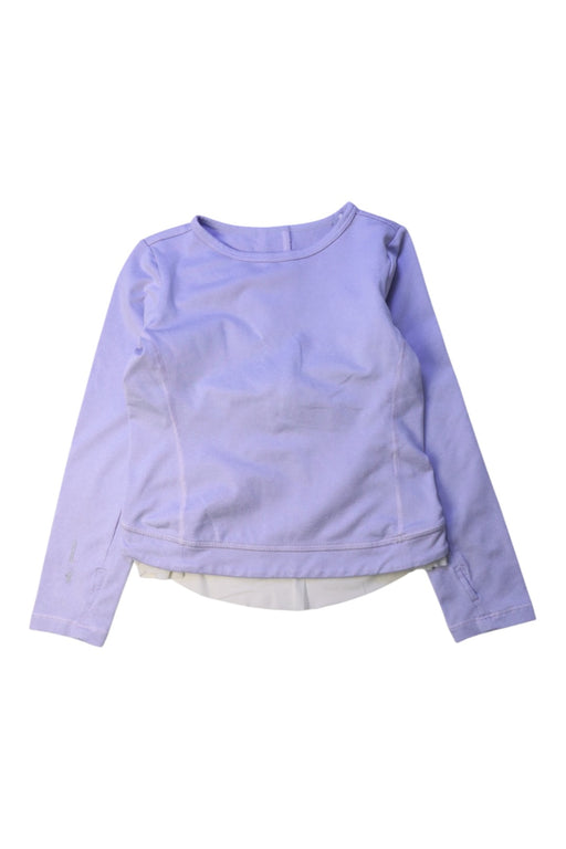 A Purple Long Sleeve Tops from Moody Tiger in size 4T for girl. (Front View)