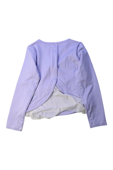 A Purple Long Sleeve Tops from Moody Tiger in size 4T for girl. (Back View)