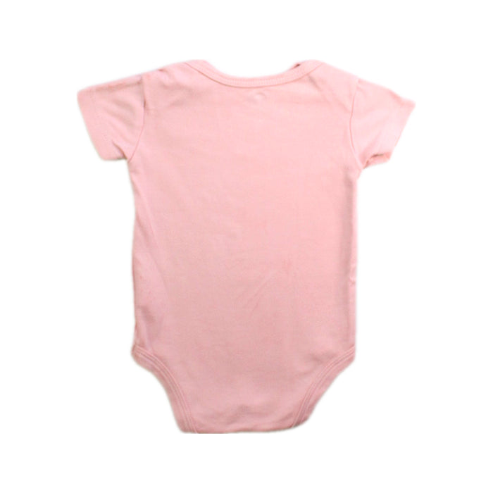 A Pink Short Sleeve Bodysuits from Mamas & Papas in size 3-6M for girl. (Back View)