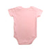 A Pink Short Sleeve Bodysuits from Mamas & Papas in size 3-6M for girl. (Back View)