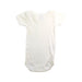 A White Short Sleeve Bodysuits from Petit Bateau in size 0-3M for girl. (Back View)