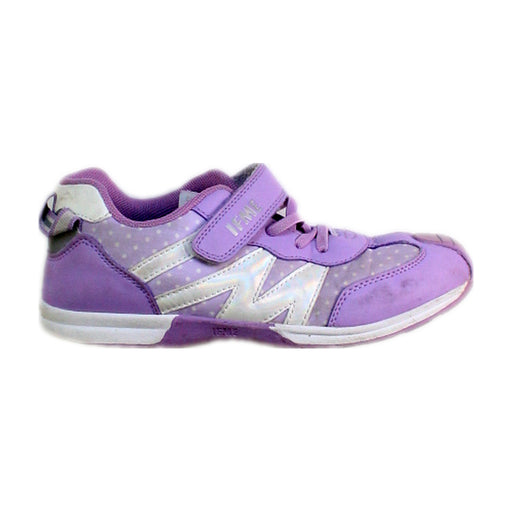 A Purple Sneakers from IFME in size 12-18M for girl. (Front View)