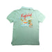 A Green Short Sleeve Polos from Polo Ralph Lauren in size 7Y for boy. (Back View)