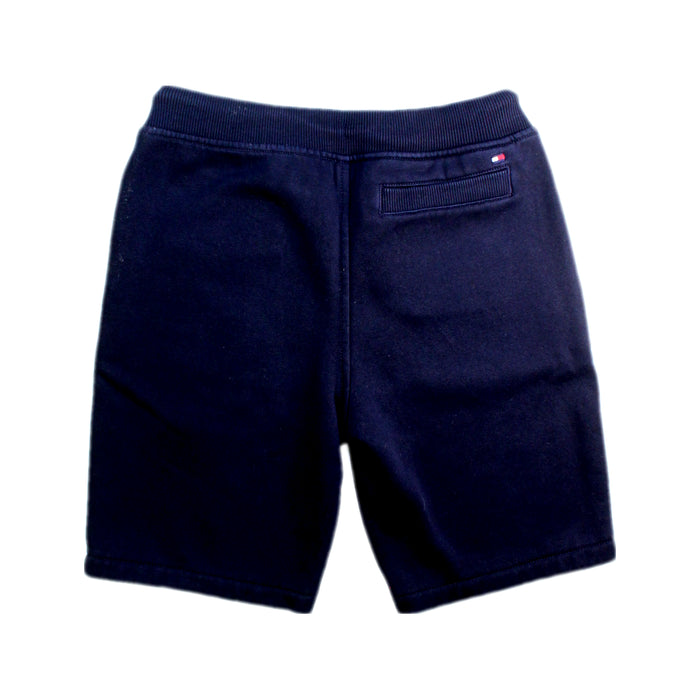 A Navy Shorts from Tommy Hilfiger in size 8Y for boy. (Back View)