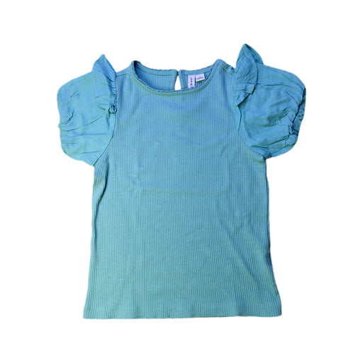 A Blue Short Sleeve Tops from Janie & Jack in size 7Y for girl. (Front View)