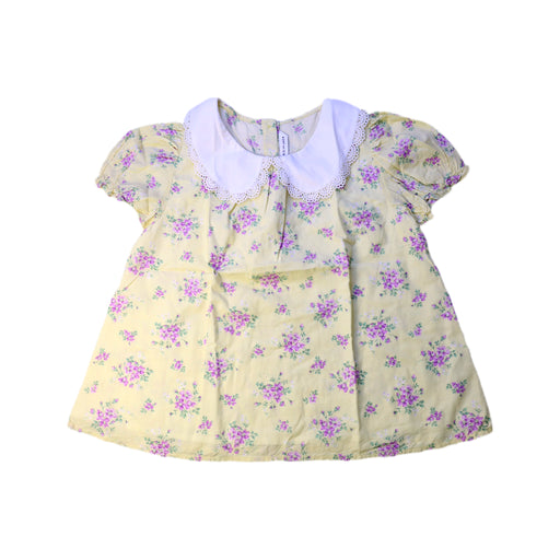 A Yellow Short Sleeve Tops from Janie & Jack in size 10Y for girl. (Front View)
