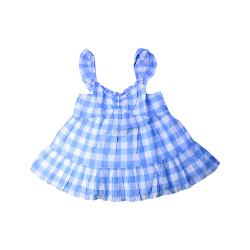 A Blue Sleeveless Tops from Janie & Jack in size 6T for girl. (Front View)