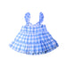 A Blue Sleeveless Tops from Janie & Jack in size 6T for girl. (Back View)