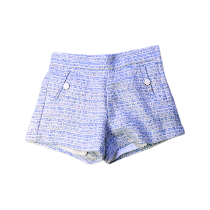 A Blue Shorts from Janie & Jack in size 5T for girl. (Front View)