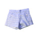 A Blue Shorts from Janie & Jack in size 5T for girl. (Front View)