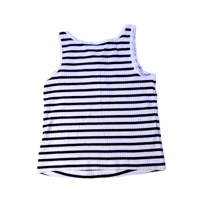 A White Sleeveless Tops from Janie & Jack in size 7Y for girl. (Back View)