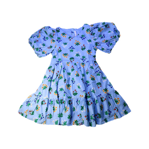 A Blue Short Sleeve Dresses from Janie & Jack in size 7Y for girl. (Front View)