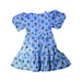 A Blue Short Sleeve Dresses from Janie & Jack in size 7Y for girl. (Back View)