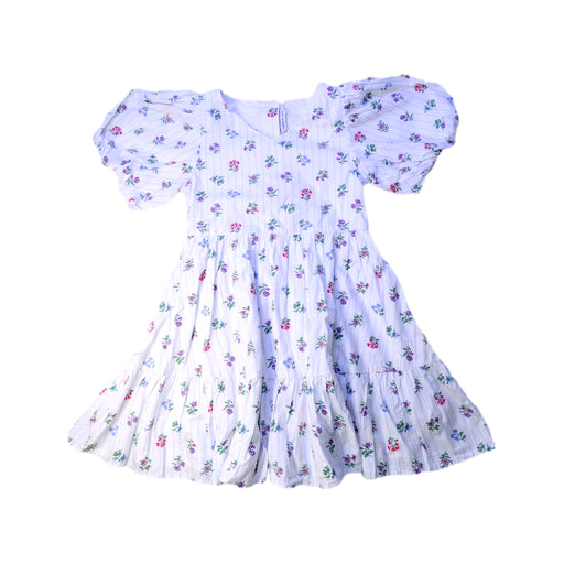 A White Short Sleeve Dresses from Janie & Jack in size 8Y for girl. (Front View)