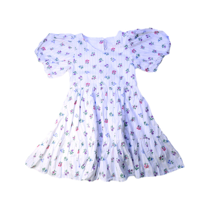 A White Short Sleeve Dresses from Janie & Jack in size 8Y for girl. (Front View)