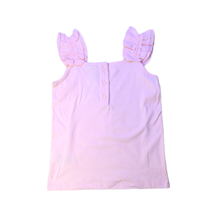 A Pink Sleeveless Tops from Janie & Jack in size 6T for girl. (Back View)