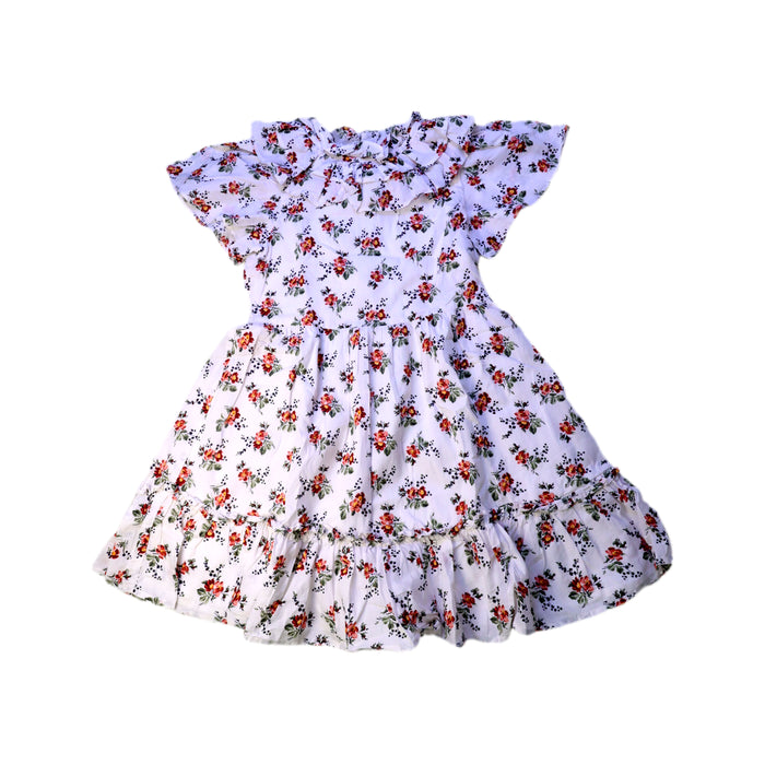 A White Short Sleeve Dresses from Janie & Jack in size 8Y for girl. (Front View)