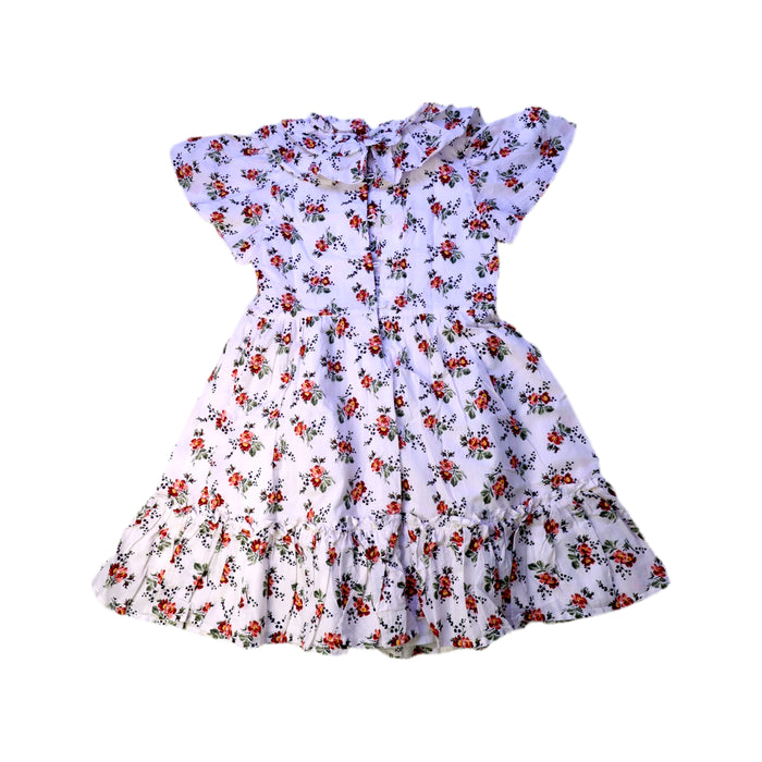 A White Short Sleeve Dresses from Janie & Jack in size 8Y for girl. (Back View)