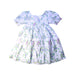 A White Short Sleeve Dresses from Janie & Jack in size 7Y for girl. (Back View)