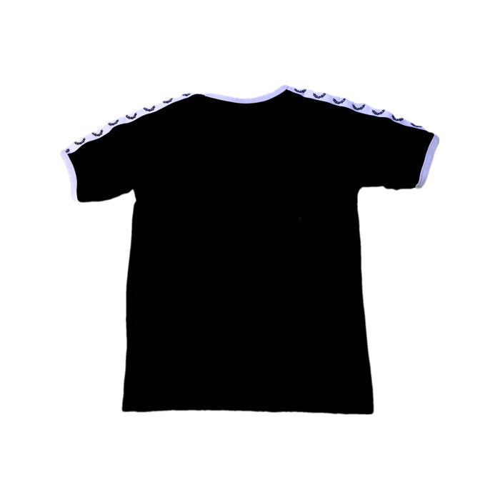 A Black Short Sleeve T Shirts from Fred Perry in size 9Y for boy. (Back View)