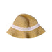 A Beige Sun Hats from Janie & Jack in size 4T for girl. (Back View)