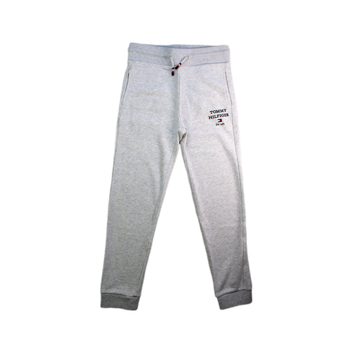 A Grey Sweatpants from Tommy Hilfiger in size 7Y for boy. (Front View)