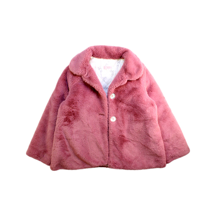 A Pink Capes & Ponchos from La Coqueta in size 6T for girl. (Front View)