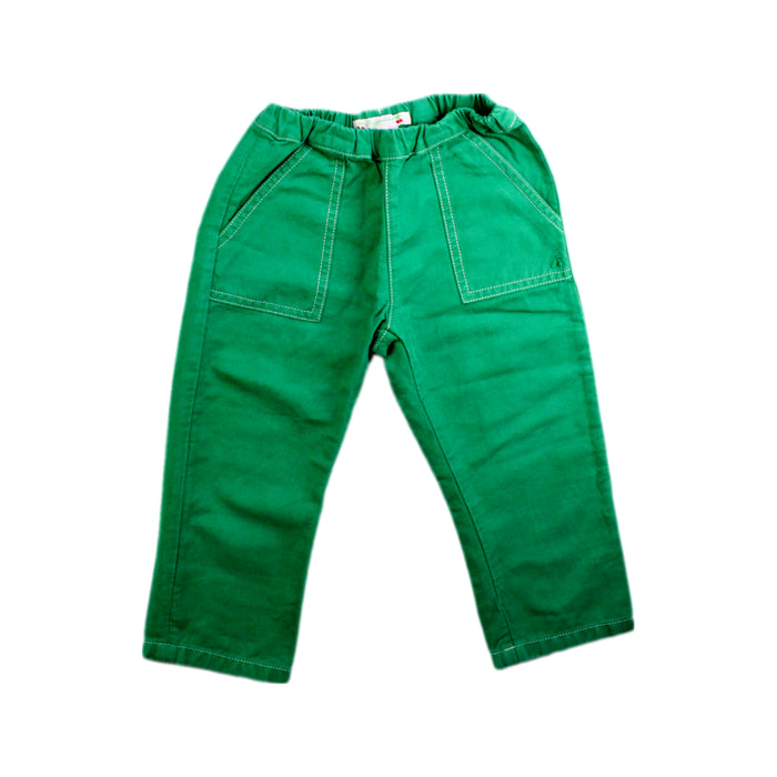 A Green Casual Pants from Bonpoint in size 3T for neutral. (Front View)