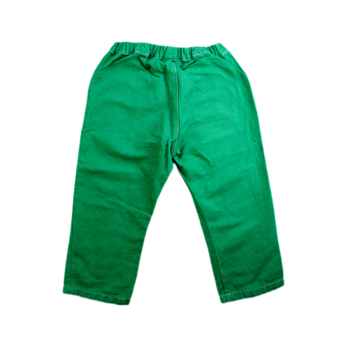 A Green Casual Pants from Bonpoint in size 3T for neutral. (Back View)