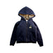 A Navy Zippered Sweatshirts from Bonpoint in size 8Y for girl. (Front View)