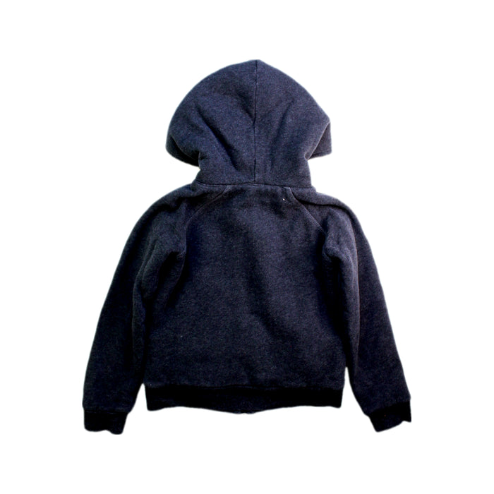 A Navy Zippered Sweatshirts from Bonpoint in size 8Y for girl. (Back View)