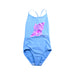 A Blue Swimsuits from Bonpoint in size 4T for girl. (Front View)