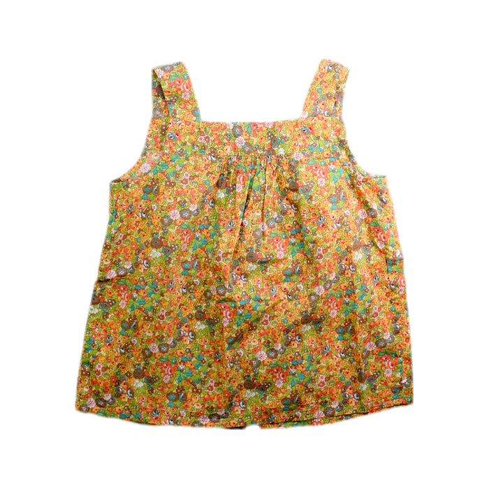 A Multicolour Sleeveless Tops from Bonpoint in size 6T for girl. (Front View)