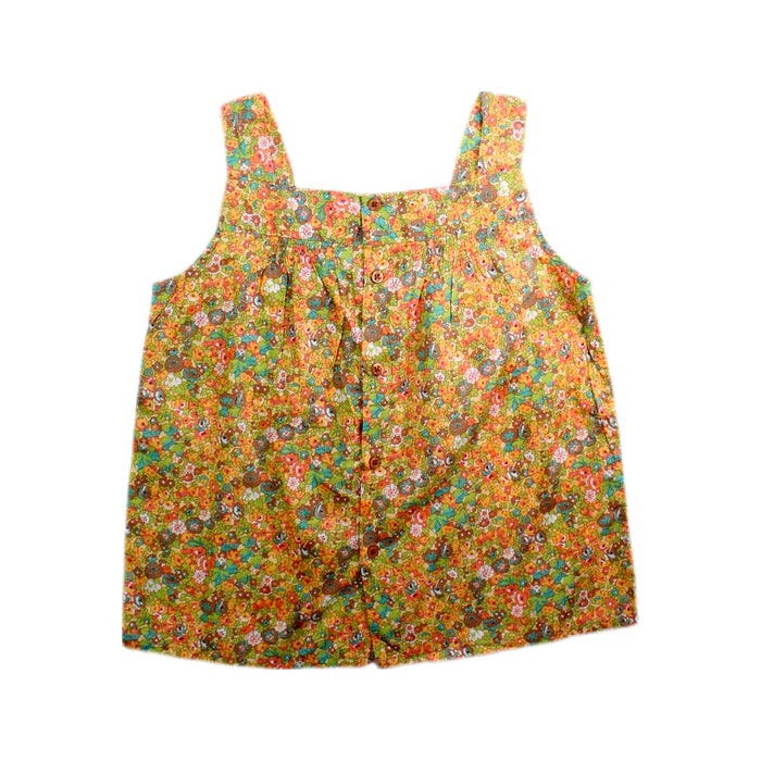 A Multicolour Sleeveless Tops from Bonpoint in size 6T for girl. (Back View)