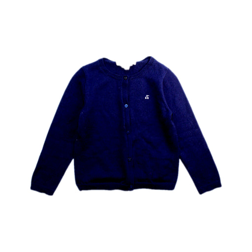 A Navy Cardigans from Bonpoint in size 3T for girl. (Front View)