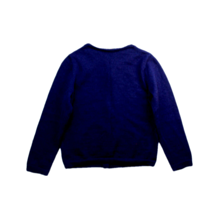 A Navy Cardigans from Bonpoint in size 3T for girl. (Back View)