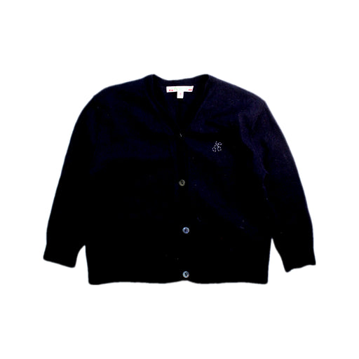 A Black Cardigans from Bonpoint in size 4T for girl. (Front View)
