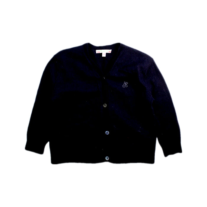 A Black Cardigans from Bonpoint in size 4T for girl. (Front View)