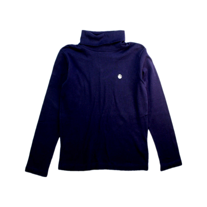 A Navy Long Sleeve Tops from Petit Bateau in size 8Y for neutral. (Front View)