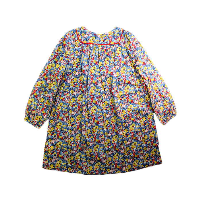 A Multicolour Long Sleeve Dresses from Bonton in size 8Y for girl. (Back View)